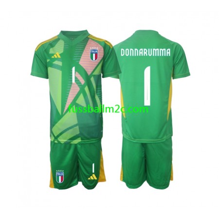 Fußballtrikots Italien Donnarumma 1 Torwart Kinder Auswärts Trikotsatz EURO 2024 Fußballtrikots Italien Donnarumma 1 Torwart Kinder Auswärts Trikotsatz EURO 2024
